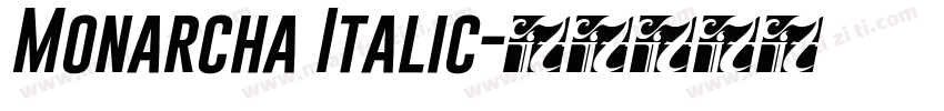 Monarcha Italic字体转换